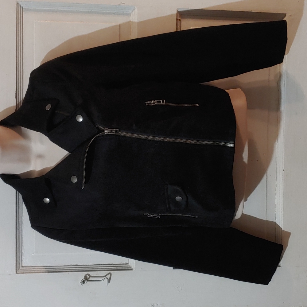 Treasure & Bond Black Moto Jacket XL